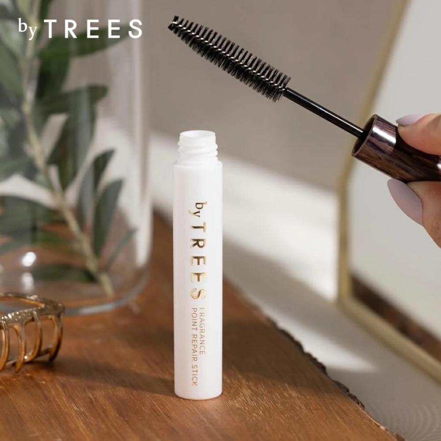 byTREES 公式 ヘアスティック アホ毛 マスカラ ヘア ブラシ ポイント