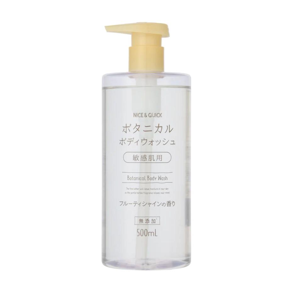 NICE＆QUICK ボディソープ 500mL 天然由来 フルーティシャインの