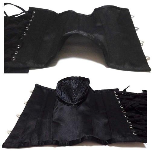 Burvogue コルセット ウエストシェイパー ショート 裾広がり型