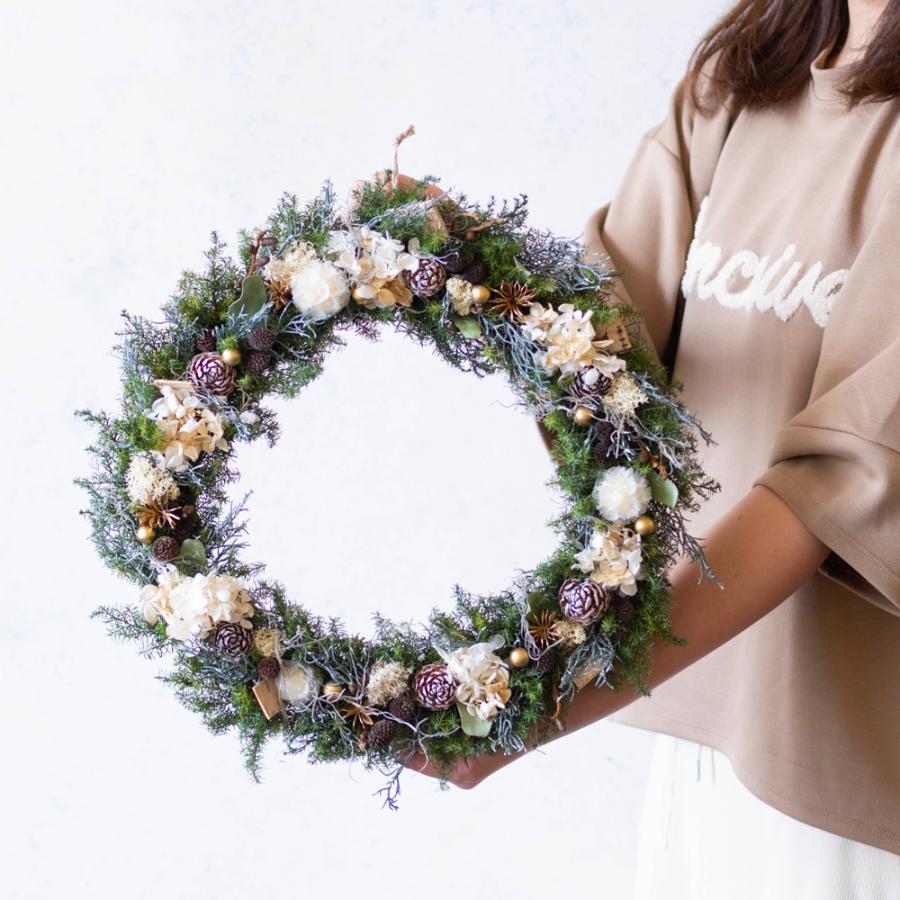 フラワーリース超特大リースシャビーリースくすみカラーリースハンドメイド ビタミンカラーリース ～プリザーブドフラワーリース～玄関