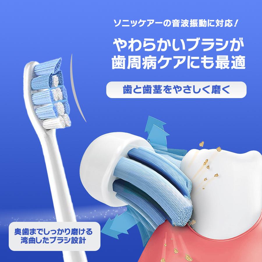 フィリップス ソニッケアー 替えブラシ HX9034 4本 sonicare 互換品 ガムヘルス｜beautiful-day｜03