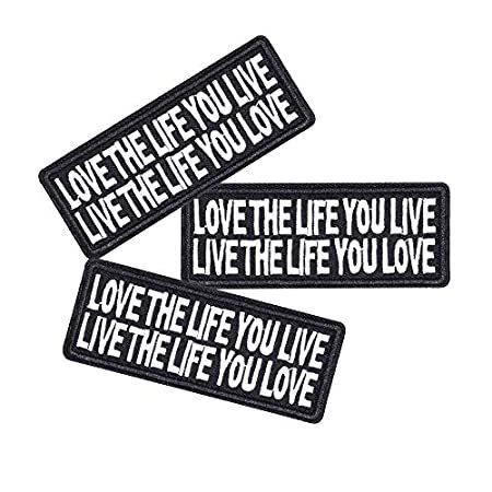 【名入れ無料】 Love 衣服用 クールアイロン接着ワードパッチ 特別価格U-Sky The スロ好評販売中 Love You Life the Live Live, You Life ライフジャケット