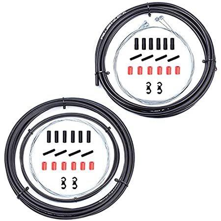 特別価格wolfride メンズファッション 自転車ケーブルとハウジングセット トップス 自転車ケーブルキット 自転車ケーブルとハウジングセット ロードバイク マウンテンバイク用好評販売中 B081dxlp3z Story Labo