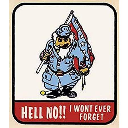 感謝の声続々！ 特別価格Confederate Hell No!! I Won't Ever Forget Decal Retro Vintage Decal Sticker好評販売中 デッキ、パーツ