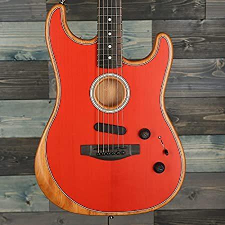 低価格 特別価格Fender Acoustasonic Stratocaster/Dakota Red エレアコギター フェンダー好評販売中 タンクトップ