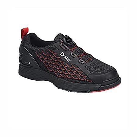 特別価格Dexter Mens C-9 Knit BOA Bowling Shoes Right Hand - Black/Red 12好評販売中 シューズ