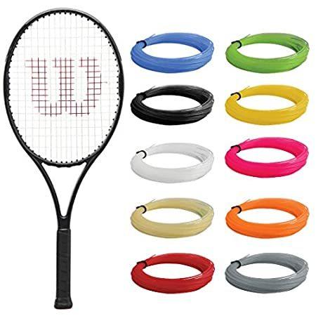 【本物新品保証】 (4" Racquet Tennis Inch 26 v13 Staff Pro 特別価格Wilson Grip) Syn好評販売中 Black with Strung 硬式テニス