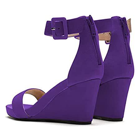 【あすつく】 Platform Low Sandals Wedge Women's 特別価格FSJ Ankle 好評販売中 Summer Sandals Toe Open Strap サンダル