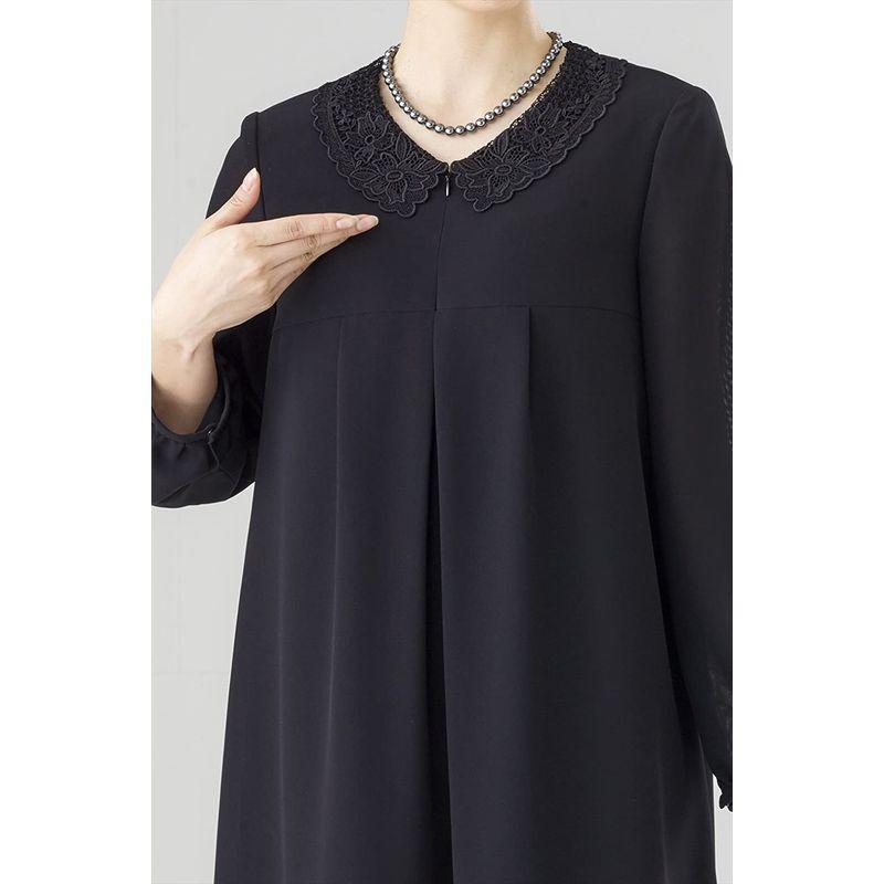 セルニーナ) Cellnina 喪服 レディース 礼服 大きいサイズ 前開き 授乳 レース衿 ブラックフォーマル ワンピース オールシーズ :20230228193453-00527:Beautiful Life 絆 2号店 通販 (セルニーナ) Cellnina 喪服 レディース 礼服 大きいサイズ 前開き 授乳 レース衿 ブラックフォーマル ワンピース オールシーズ