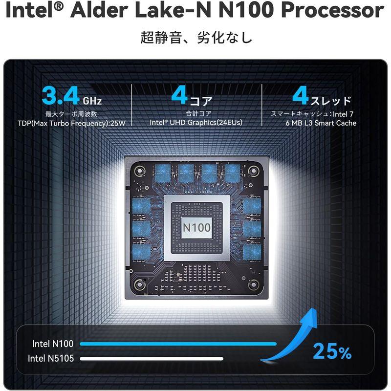 最大83％オフ！ミニPC、 Beelink Mini Pro S12 DDR4 N100 最大 4C 16GB