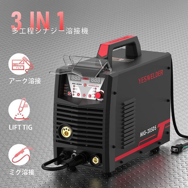 YESWELDER 半自動溶接機 MIG溶接機 100V 200V MIG-205A MIG/MAG YESWELDER 半自動溶接機 MIG溶接機 100V 200V MIG-205A MIG/MAG