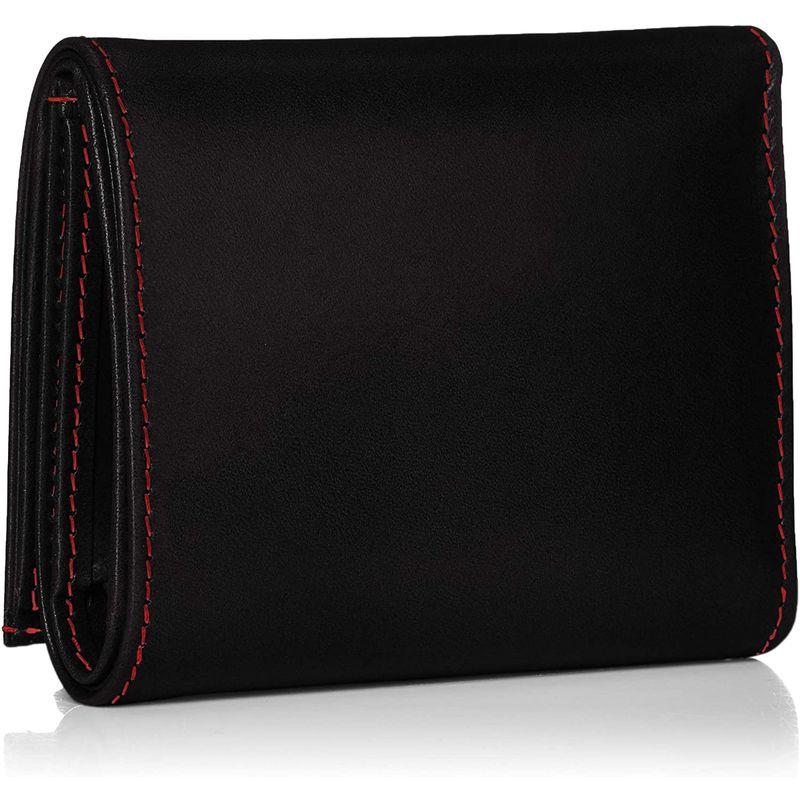 ホワイトハウスコックス 三つ折り財布 S1121 NEW SADDLE LEATHER COLLECTION レザー 本革 ブラック レッド 財布、帽子、ファッション小物 