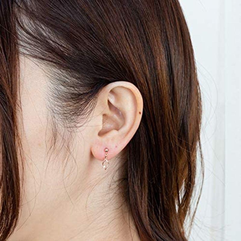 再×14入荷 WISPウィスプ K10ピンクゴールドピアス ダイヤモンド