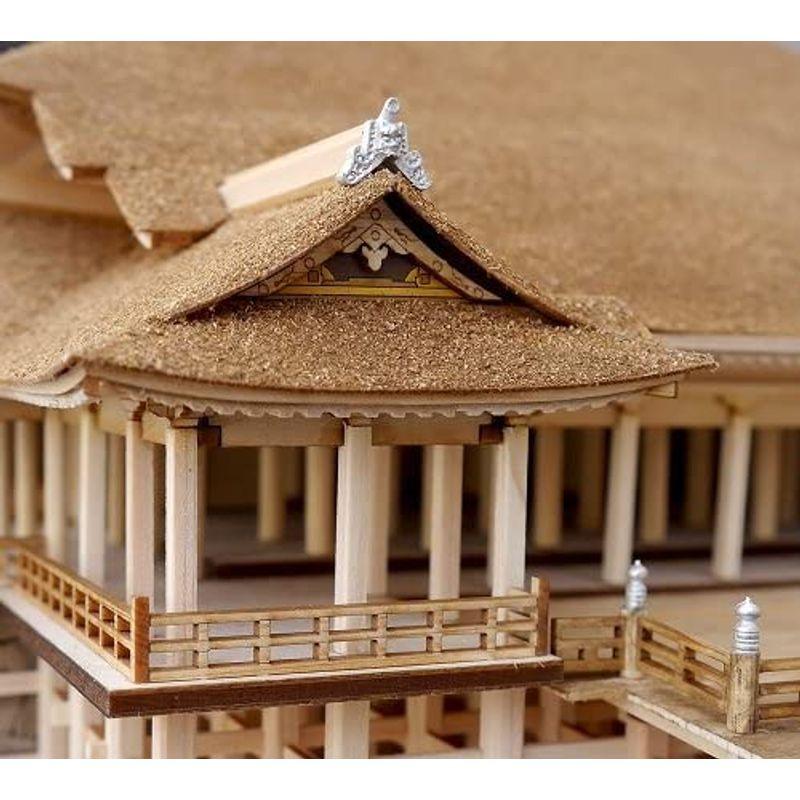 完全送料無料 ウッディジョー 150 清水寺 木製建築模型 本堂・舞台 組立キット 建物