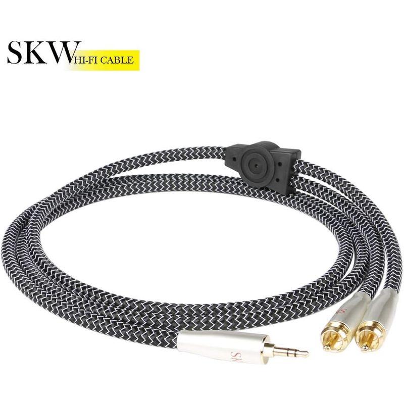 SKW オーディオケーブル AUX ケーブル 標準3.5mmステレオミニプラグ To 2RCA オス(赤R 白L) 変換アダプタ CDプレー ブルーレイ、DVDレコーダー 2枚セットレボリューション ZM-N10 10インチ用 液晶保護フィルム 超撥水で水滴を弾くすべすべタッチの抗菌タイプ