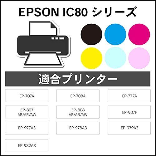 ジット エプソン(Epson) IC6CL80 対応 (目印:とうもろこし) 6色セット対応JIT-AE806P リサイクルインク 日本製6色セット対応JIT-AE806P｜beautiful-life88｜04