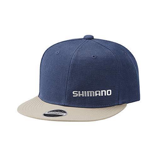 シマノ(SHIMANO) フィッシング用帽子 フラットブリムキャップ CA-091T S ネイビー