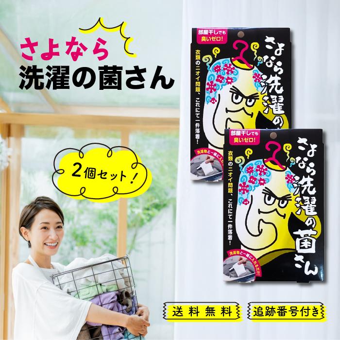 さよなら洗濯の菌さん 90回分 約3ヵ月分 2個セット 生乾き臭 衣類 消臭