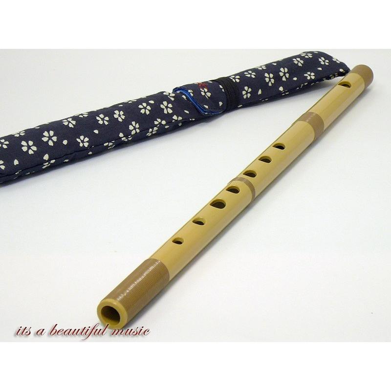 its】洗って清潔！教材備品に最適なプラスチック製の篠笛「童子」（七