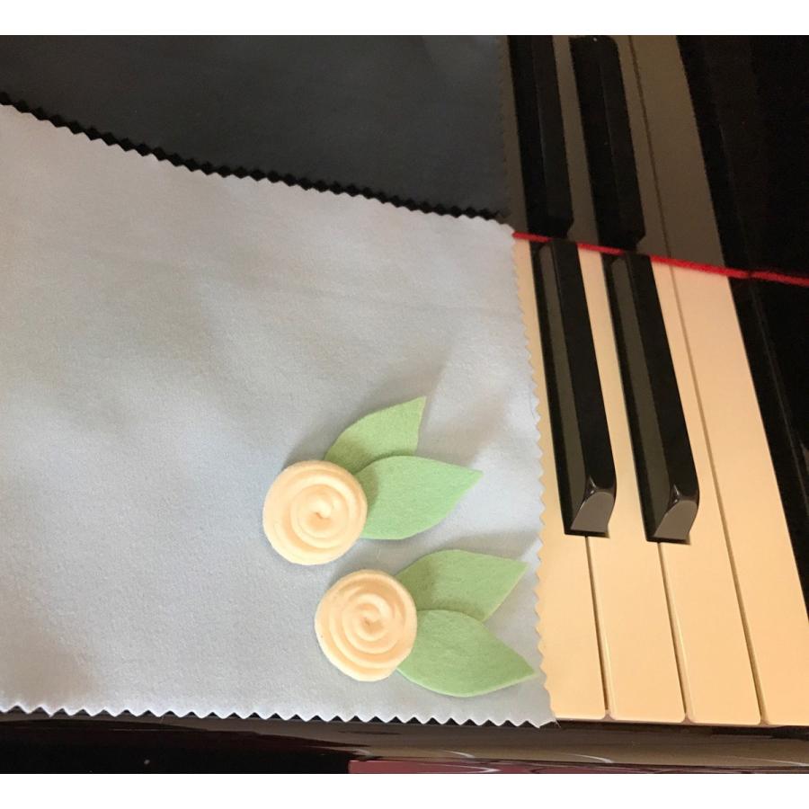 Its New かわいいフェルトの花をあしらったピアノキーカバー 鍵盤カバー ５色より Its A Beautiful Music 通販 Yahoo ショッピング