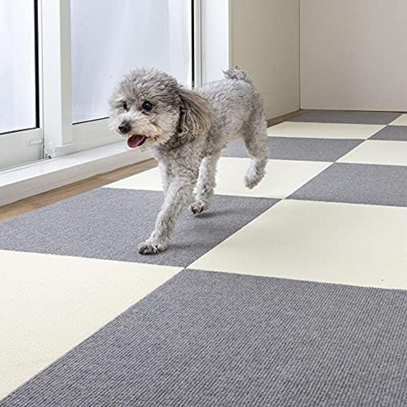 独特な 日本製 グレー タイルマット ジョイントマット 犬用 撥水 タイルカーペット 滑り防止 4mm 45x45cm 枚 大判 ペットマット ベッド マット カバー Www Kochi Shokokai Jp