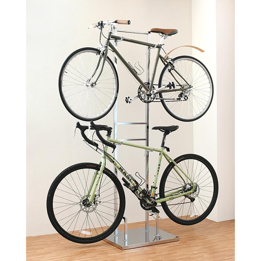足立製作所 室内自転車スタンド 2台用 自転車スタンド シンプル