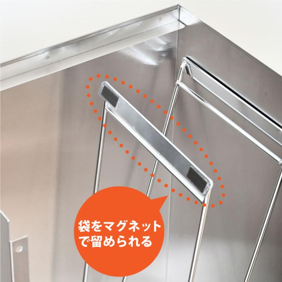 ステンレス ダストボックス 30L | 2419 足立製作所 日本製の画像