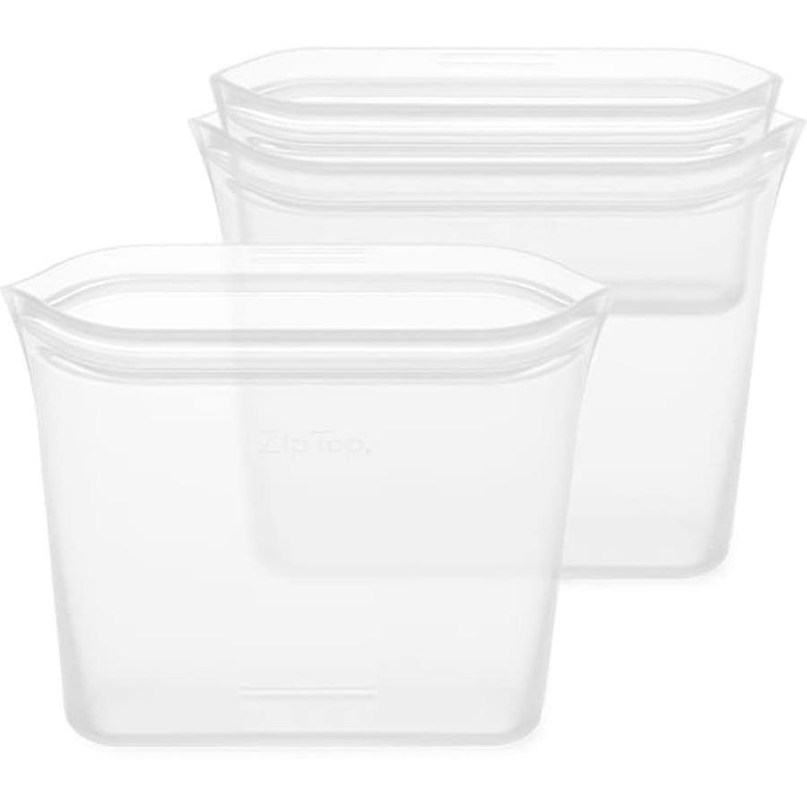 ZipTop ジップトップ 保存容器 バッグ3点セット フロスト《05039868