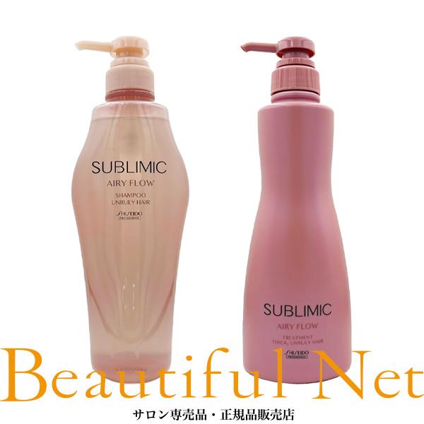 エアリーフロー シャンプー 500mL トリートメント T 500g SHISEIDO（資生堂） サブリミック エアリーフロー シャンプー 500ml