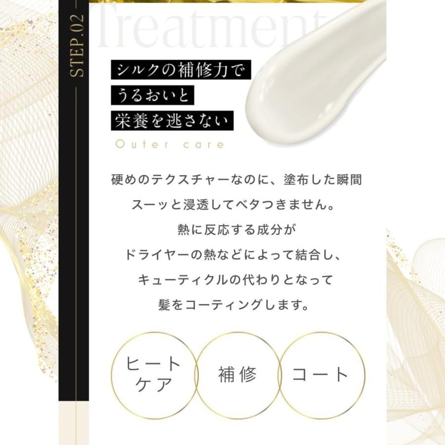 ザリッチ シルクザリッチ シャンプー 250ml トリートメント 250ml セット [SILK THE RICH] アミノ酸シャンプー｜beautifulnet｜07