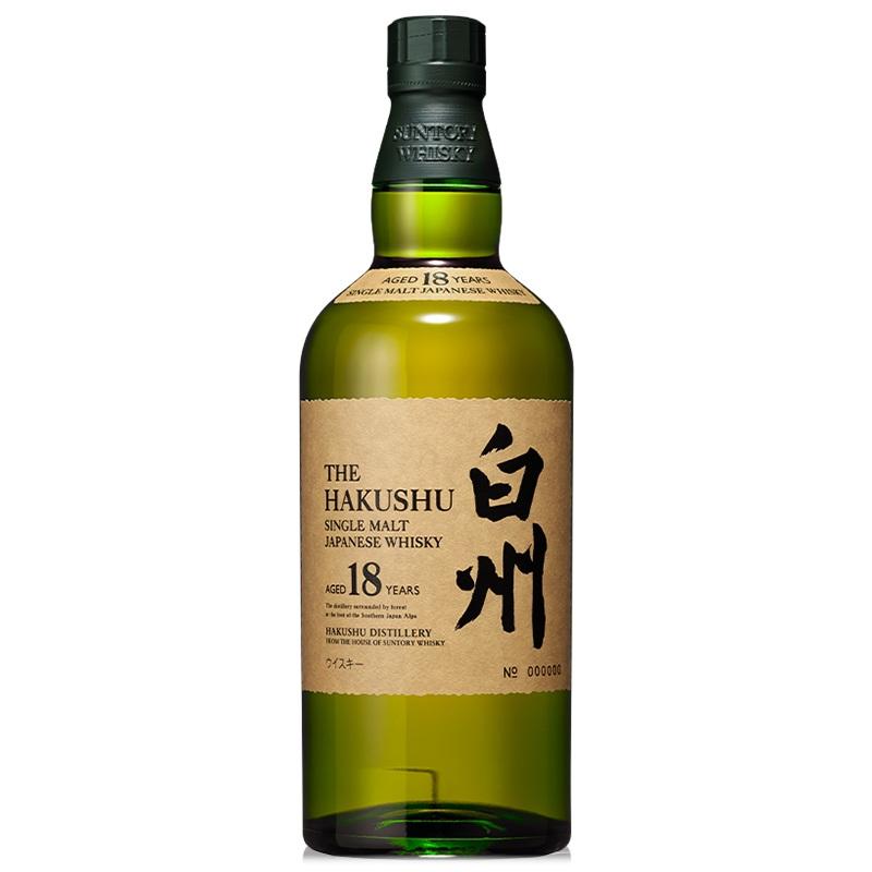 サントリー シングルモルトウイスキー 白州 18年 43% 700ml
