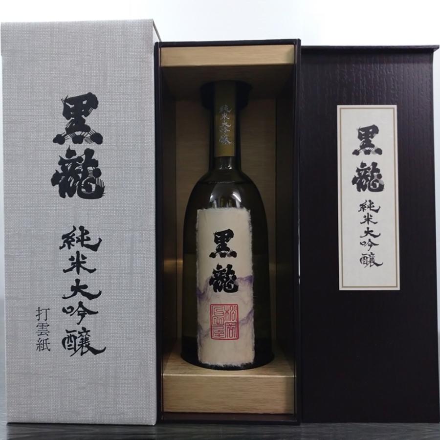 黒龍 純米大吟醸 打雲紙 箱付き 720ml 16度 [クール便]（Yahoo!・beautifulworld）
