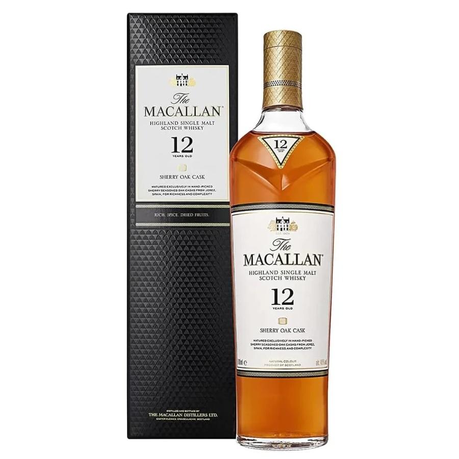 ザ・マッカラン 12年 シェリーオーク 700ml 箱付き 40% ハイランド 