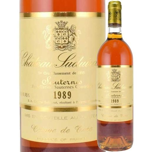 シャトー・スデュイロー クレーム・ド・テテ 1989 貴腐ワイン 750ml