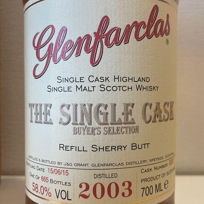 Glenfarclas（グレンファークラス）ザ ファミリーカスク 2003 グレンファークラス ファミリーカスク ザ・シングルカスク バイヤーズ