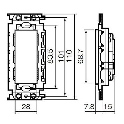 その他 WN1302 WN1302 フルカラー埋込ダブルコンセント Panasonic(パナソニック) 15A