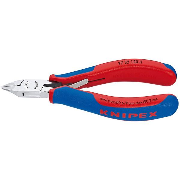 KNIPEX クニペックス 超硬刃エレクトロニクスニッパー 7732-120H