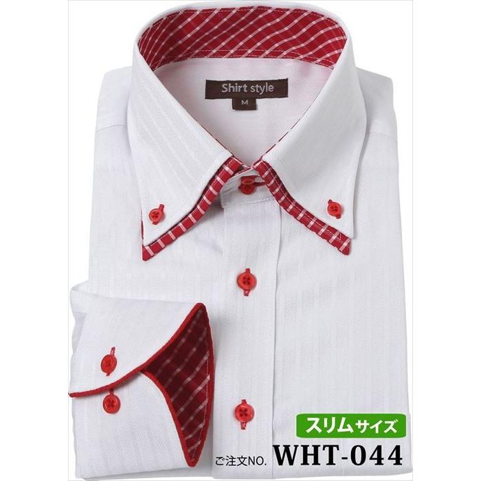 ワイシャツ ボタンダウン おしゃれ 長袖 メンズ Yシャツ ドレスシャツ クールビズ スリム 赤 チェック メンズ 安い ビジネスシャツ カッターシャツ Ysh 1 002 ワイシャツ通販 シャツスタイル 通販 Yahoo ショッピング