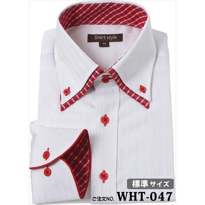 ワイシャツ ボタンダウン おしゃれ 長袖 Yシャツ クールビズ 赤 チェック メンズ 安い ビジネスシャツ カッターシャツ Ysh 1 039 ワイシャツ通販 シャツスタイル 通販 Yahoo ショッピング