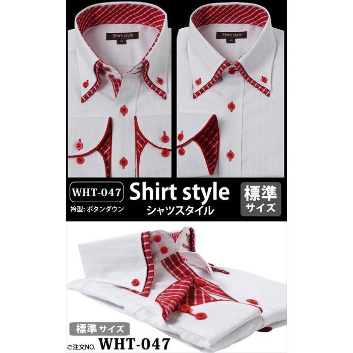 ワイシャツ ボタンダウン おしゃれ 長袖 Yシャツ クールビズ 赤 チェック メンズ 安い ビジネスシャツ カッターシャツ Ysh 1 039 ワイシャツ通販 シャツスタイル 通販 Yahoo ショッピング