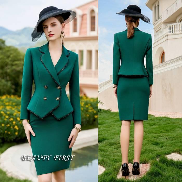 【美品】PLEATS PLEASE グリーン長袖ジャケット ジャケット 長袖シングル ライトグリーン レディース(M ライト