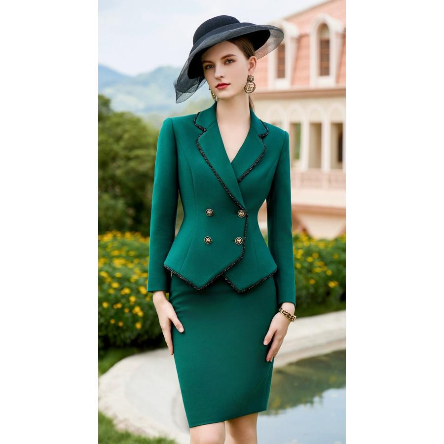 【美品】PLEATS PLEASE グリーン長袖ジャケット 極美品✨PLEATS PLEASE グリーン プリーツ 長袖 Vネック Lサイズ