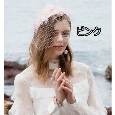 ビジューチュール付きヘッドドレス カチューシャタイプ 結婚式