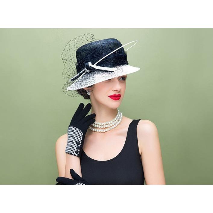 白黒ストローハット チュール付き 麻 メッシュ 礼装帽子 ヘッドドレス ブラックチュール 二次会女子会 お呼ばれ 冠婚葬祭 カクテルハット Uvカット帽 麦わら帽子 Ihtmm Beauty First 通販 Yahoo ショッピング