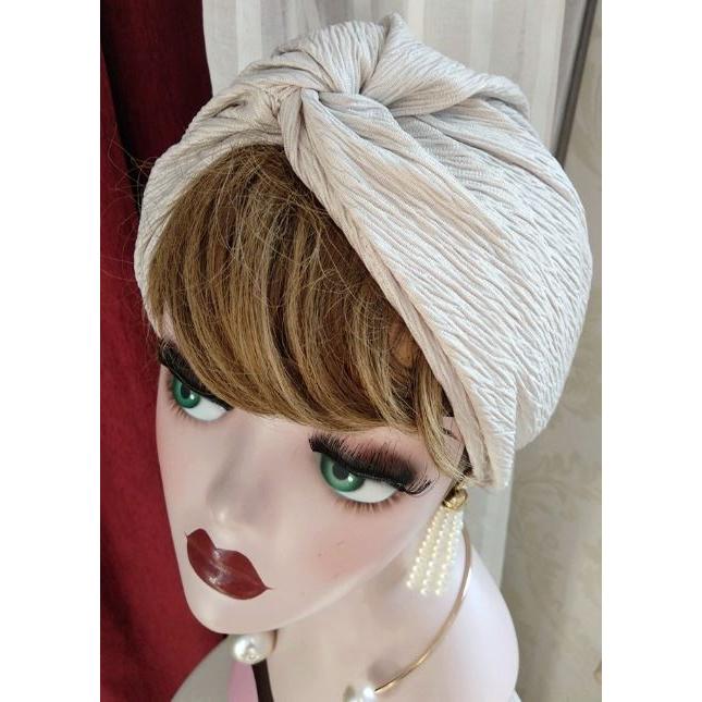 【Vintage TurbanHat】ヴィンテージターバンハット　アレンジ可能 Amazon.co.jp: ユニセックスターバンハット - スルタン アラジン