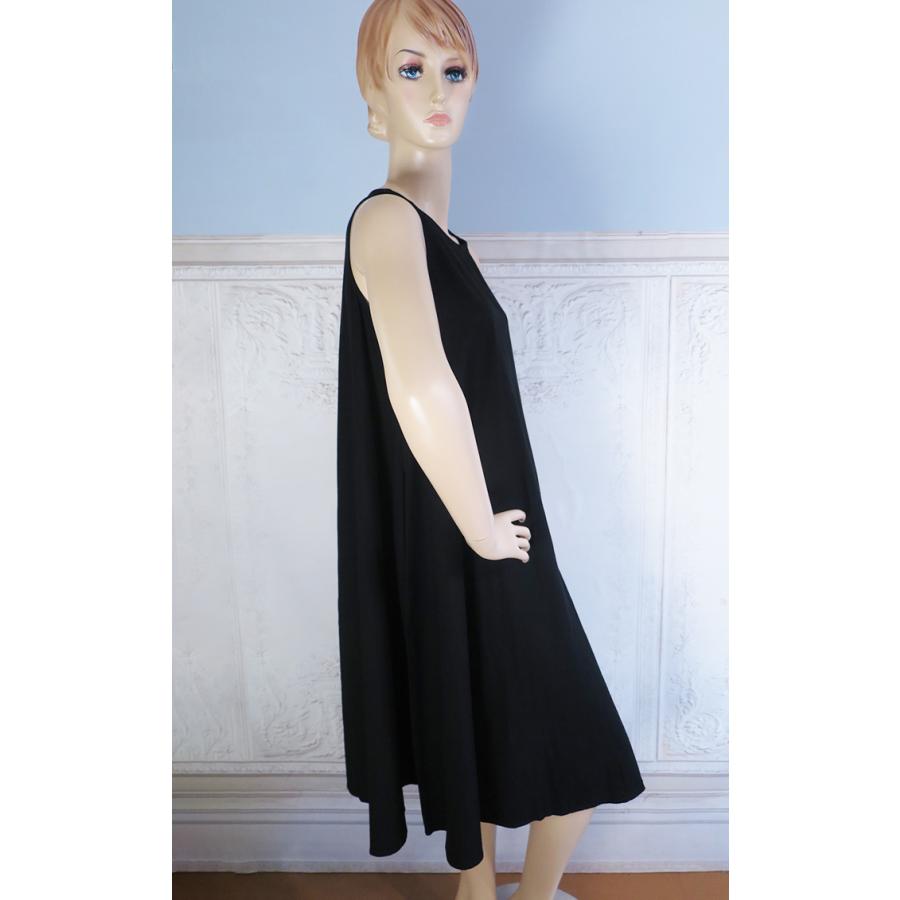 速達メール便送料無料 ゆったりaラインワンピース ノースリーブ 黒ブラック ホワイト白 ロング丈 丸首 春夏 レディース 無地 フリーサイズ Ryoin2 Beauty First 通販 Yahoo ショッピング