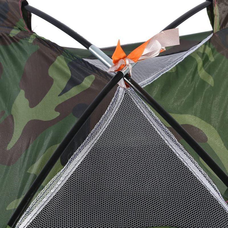 1人用テント 小型テント 迷彩柄 キャンプ 紫外線カット 軽量 高通気性 防雨・防風 携帯しやすい 折り畳み可能 ハイキング/登山/カモフラ｜beauty-wealth｜10