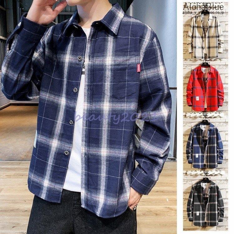 シャツ ネルシャツ チェックシャツ カジュアルシャツ 長袖 チェック柄シャツ トップス メンズ 21 春服 春物 新作 Beaty 6133dbgps Beauty21 通販 Yahoo ショッピング
