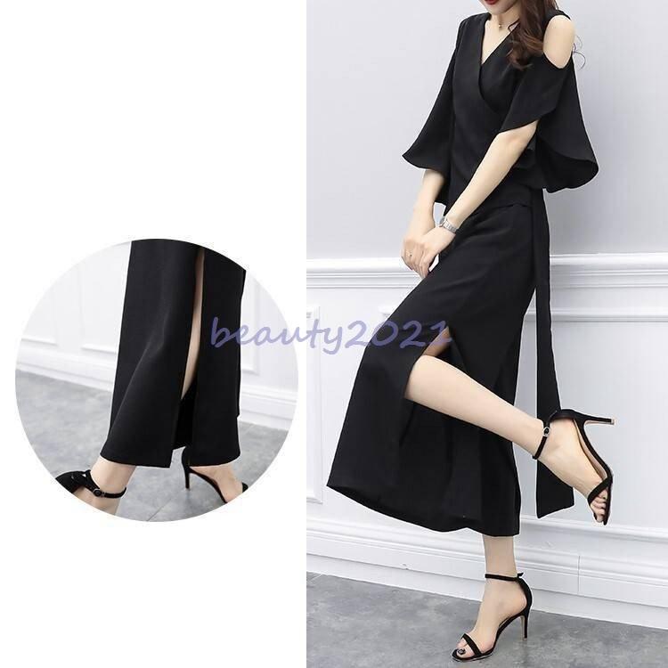 売れ筋介護用品も お呼ばれドレス 結婚式 かっこいいパンツドレス 結婚式のお呼ばれ30代パンツドレス パンツ パーティードレス 代 大きいサイズ 結婚式パンツ 袖あり 40代 30代 パーティドレス サイズ Xl Www Inputlog Net