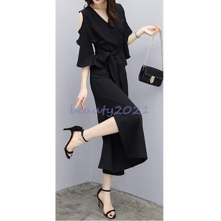 売れ筋介護用品も お呼ばれドレス 結婚式 かっこいいパンツドレス 結婚式のお呼ばれ30代パンツドレス パンツ パーティードレス 代 大きいサイズ 結婚式パンツ 袖あり 40代 30代 パーティドレス サイズ Xl Www Inputlog Net